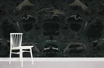 Luxurious Dark Marble Effect Mural Wallpaper