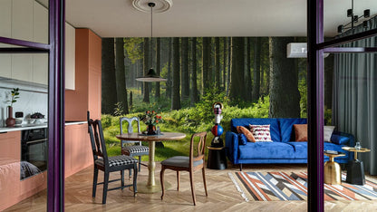 Deep In Forest Mural Wallpaper Custom Decoration Interior