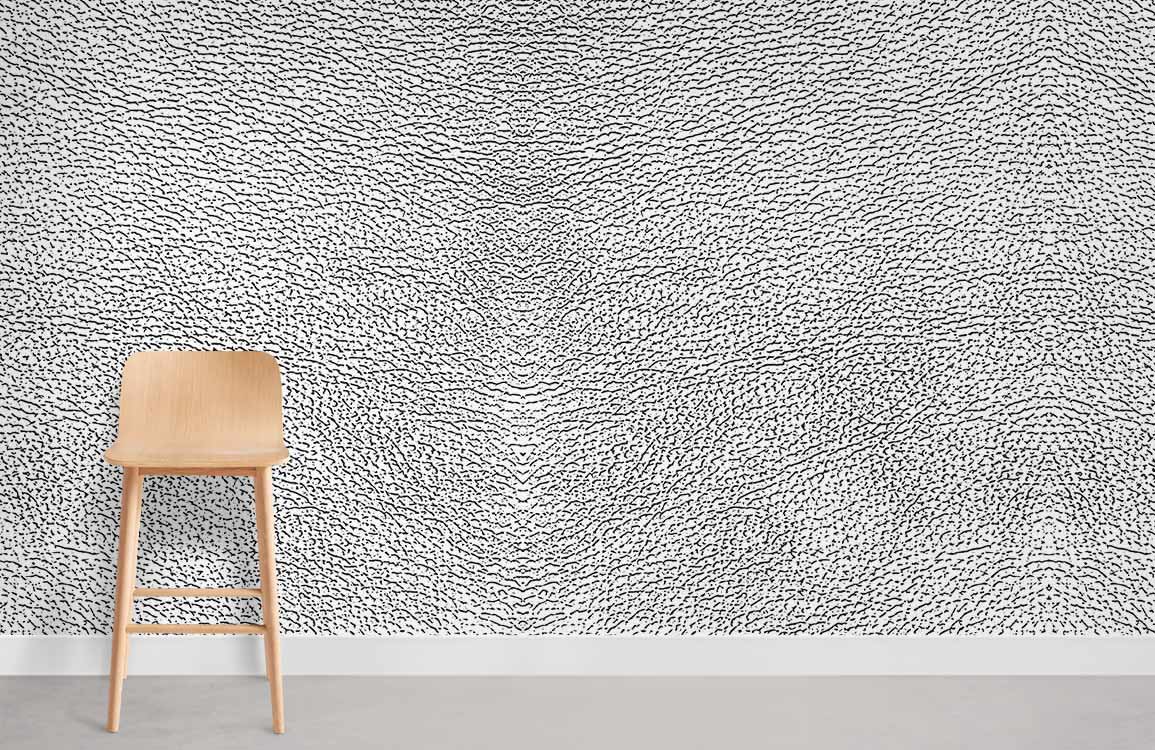 Dense Stripes Wallpaper Mural Room