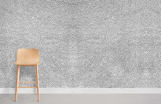 Dense Stripes Wallpaper Mural Room