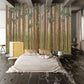 Wallpaper Mural with Thick Tree Trunks for Use in Decorating Bedrooms