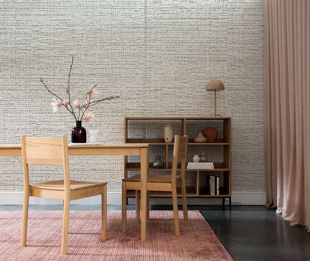 Flax pattern texture customized wallpaper