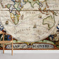 Vintage Nautical World Map Mural for Wall