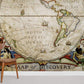 Vintage Nautical Map Wallpaper for Wall