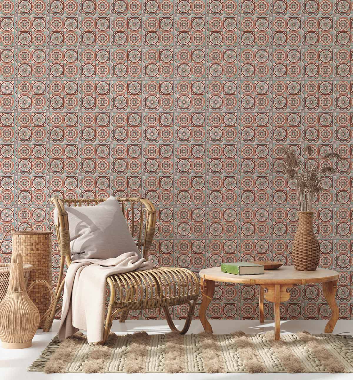 Dizzy Circle Pattern Wallpaper Decoration Design