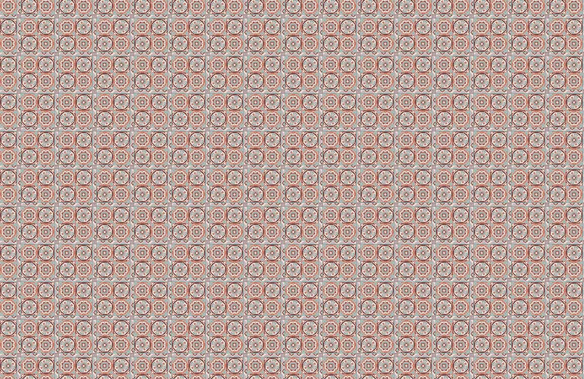 Vintage Floral Geometric Wallpaper Mural