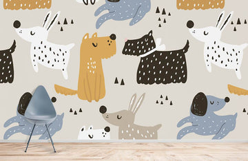 Murale di Illustrazione di Animali Fantasiosi