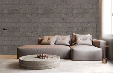 Modern Grey Brick Effect Mural Wallpaper