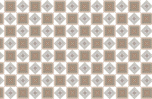 Wallpaper Mural Plain Double Squres