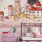 Dream Castle Animated Cartoon Wall Decal Mural for Decorating Children's Bedrooms