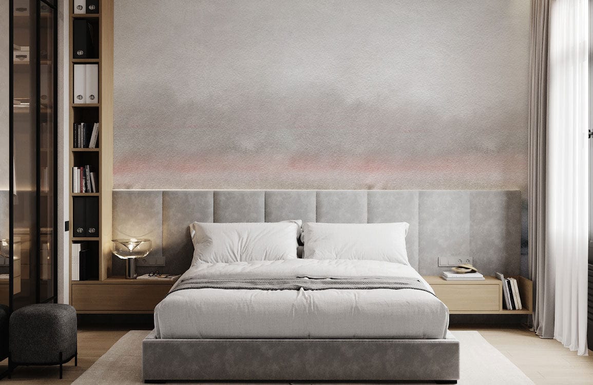 dreamy abstract watercolor wall mural home decor