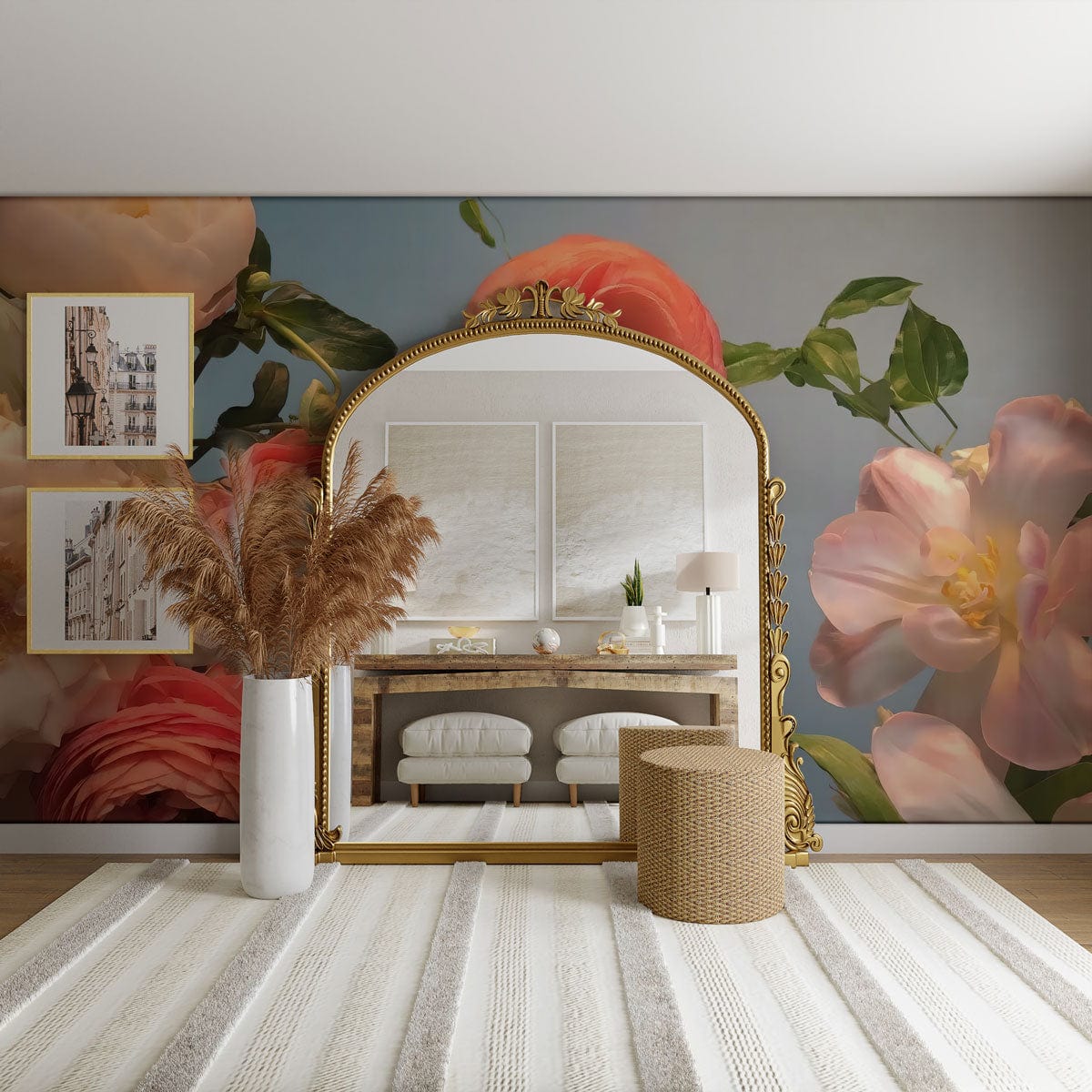 Ranunculus Asiaticus Dream Wall Mural Stunning Home Interior Design