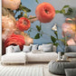 Dreamy Ranunculus Asiaticus Wallpaper Mural for Use in Decorating the Living Room