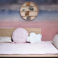 multi colored watercolor ombre mural art design