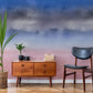 dreamy watercolor wall mural hallway decoration