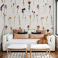 Dride Flowers Wall Mural Home Interior Decor