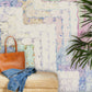 a living room wallpaper mural with abstract water droplets