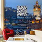 Wallpaper mural featuring the Edinburgh Castles Scenery, perfect for decorating your living room.