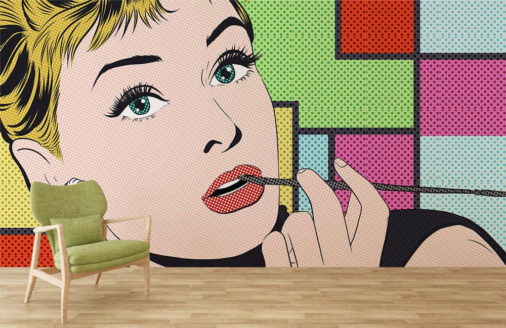 hepburn mosaic wall mural hallway decoration