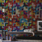 Colorful Stitching Wallpaper Mural