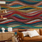 Embroidery Wave Wallpaper Mural