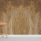 Rust Shaped Wallpaper Mural Room Decoration Idea