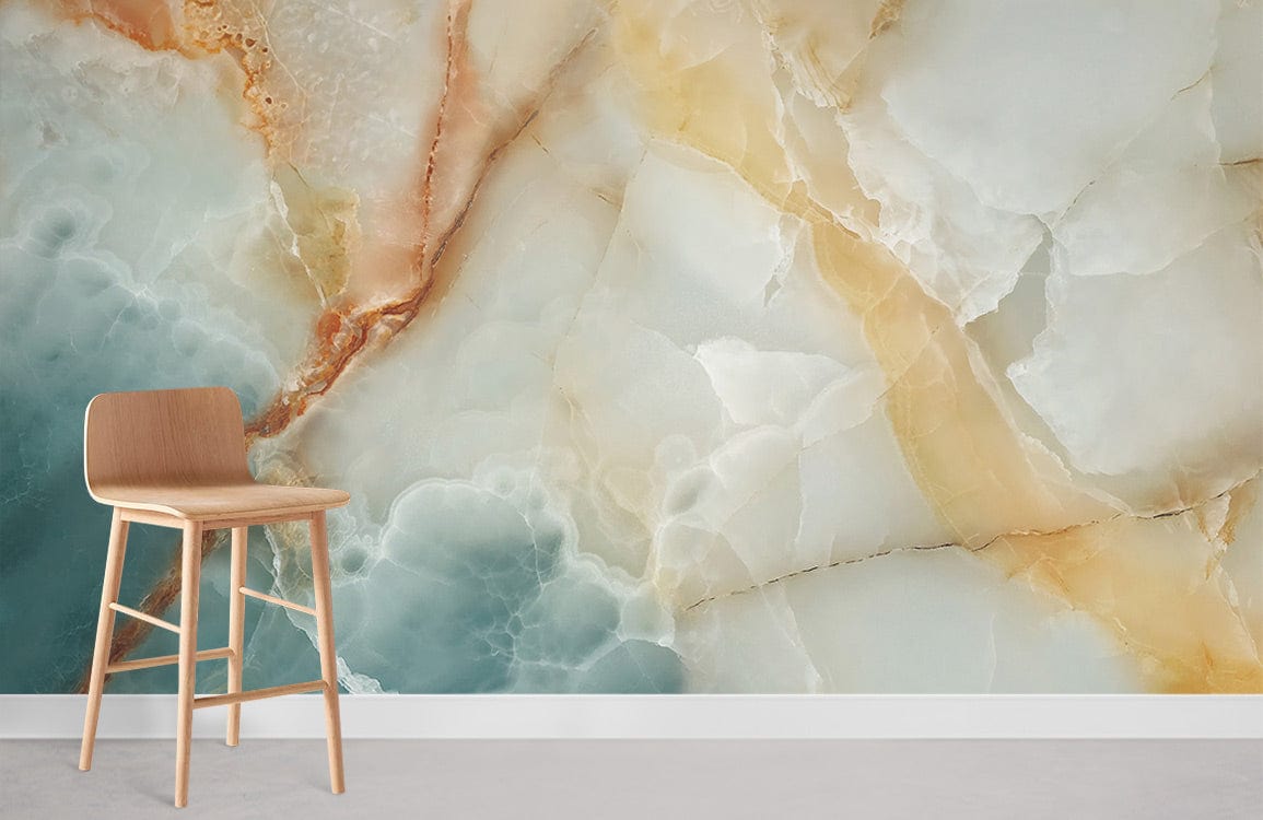 Rock Quartz Crystal Wallpaper Mural For Room Decor