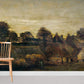 Small Village oil painting wall Murals for Room decor