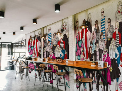 Fashion Devils Art Mural Restaurant