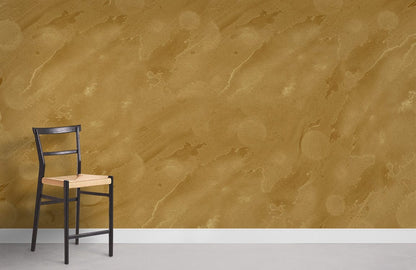 Fashion Golden Dyeing Abstract Mural For Room