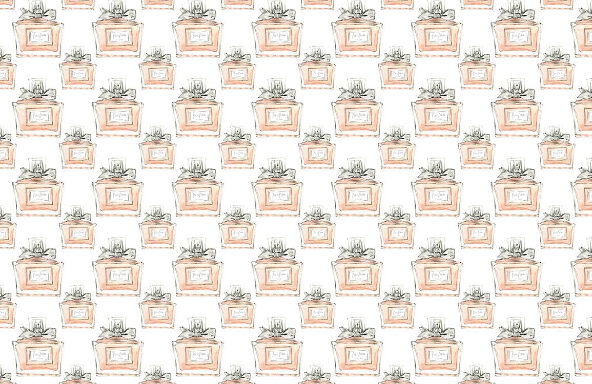 Vintage Potted Plant Sketch Mural Wallpaper