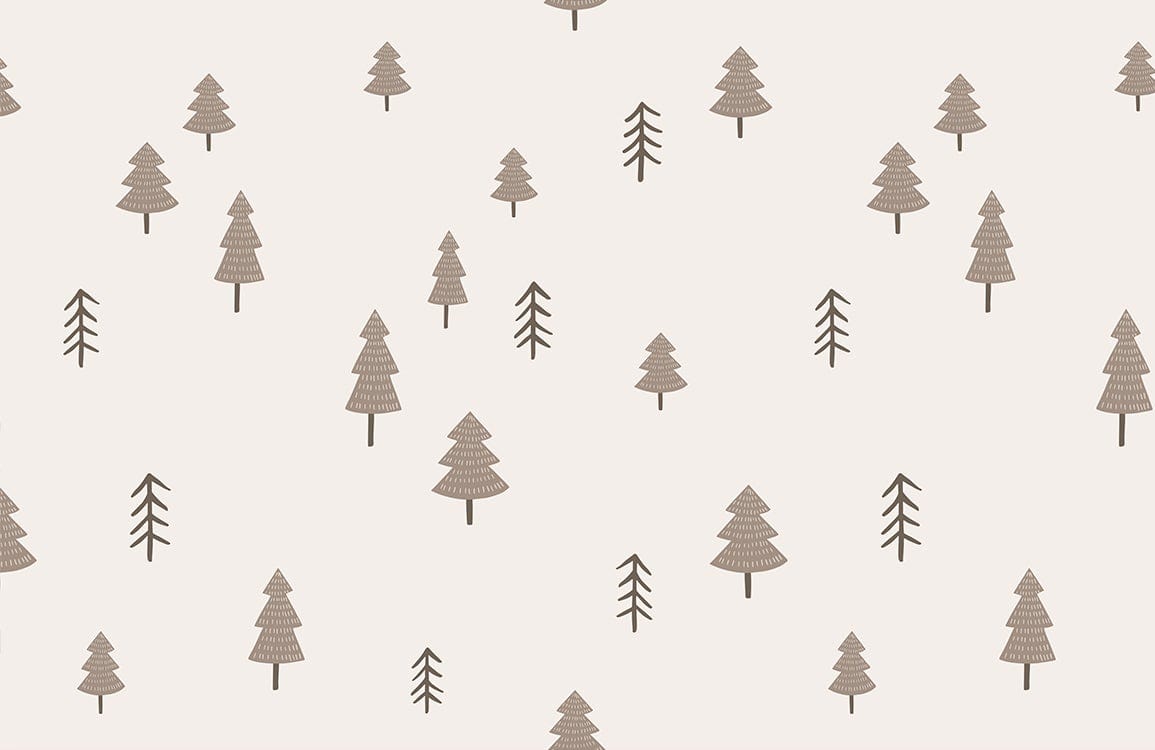 Unique Fir Trees Mural Home Decor