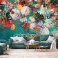 Blossoms on a Lake Living Room Mural