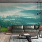 Use this mural of a mountain scene to decorate your living room