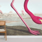 Pink Pelican Wallpaper Mural