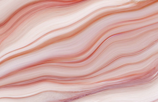 waving ombre Pink Marble Wallpaper Mural for Room decor 