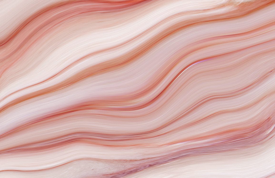 Abstract Pink Marble Swirl Mural Wallpaper