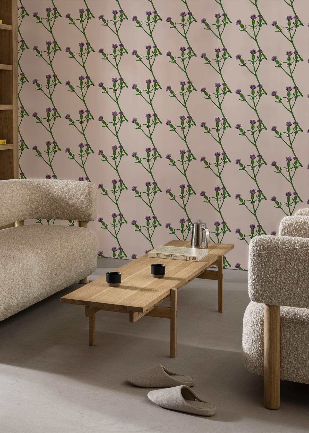 Floral Art Pattern Mural Wallpaper Home Interior Decor