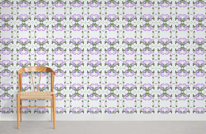 Morning Glory Blossom Flower Wallpaper Home Decor