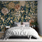 stylish Flowers & leaves Wallpaper Mural for bedroom
