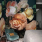 3d real flower blossom wallpaper mural lounge decor idea