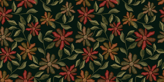 custom design flower wallpaper mural plain