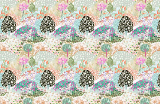 Whimsical Forest Animal Nursery Wallpaper for Wall