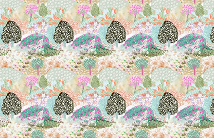 Whimsical Forest Animal Nursery Wallpaper for Wall