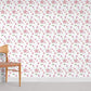 Floral Petal Repeating Pattern Mural Art Design