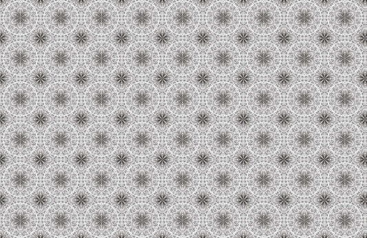 Vintage Floral Lace Pattern Mural Wallpaper