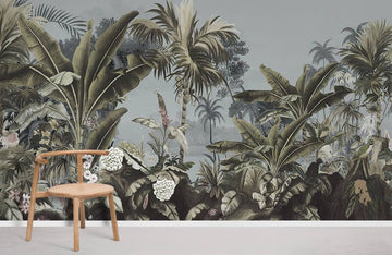 Tropischer Botanischer Garten Hintergrundbild
