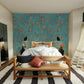 Wallpaper mural featuring beautiful flowering branches, ideal for use as bedroom decor.