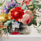 Flowers in Glass Vase Wall Mural For Room