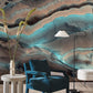 Cracked Crystal Geode Wallpaper Mural for living Room decor